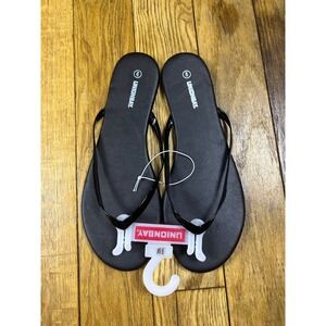 Unionbay Black Flip Flops Women's Size 9M Sandals Thong Shoes‎